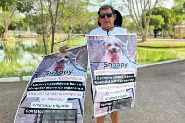 Tutor buscou diariamente por cachorro desaparecido h&aacute; seis meses. (Imagem: Aric Lages / g1)