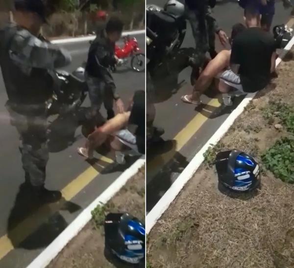 Policial militar é baleado em avenida da Zona Sudeste de Teresina.(Imagem:Reprodução)