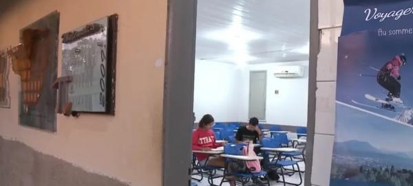  Sala de aula da Universidade Estadual do Piauí.(Imagem:Reprodução /TV Clube )