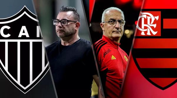 Atlético-MG, de Antonio Mohamed, e Flamengo, de Dorival Júnior, fazem dois jogos seguidos.(Imagem:Infoesporte)