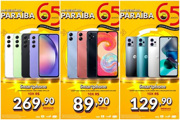 Promoções em aparelhos celulares.(Imagem:Divulgação)