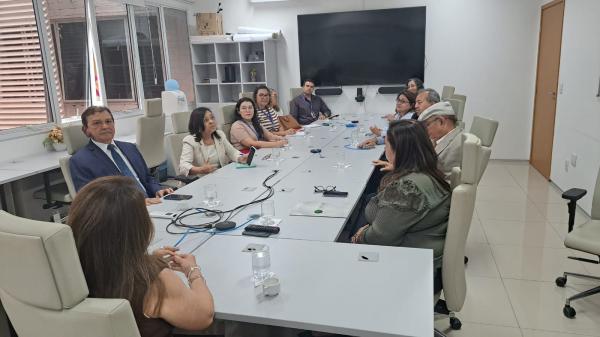 CRM-PI participa de reuni&atilde;o no TJ-PI visando maior resolutividade para as irregularidades constatadas nas fiscaliza&ccedil;&otilde;es.(Imagem:Ascom)