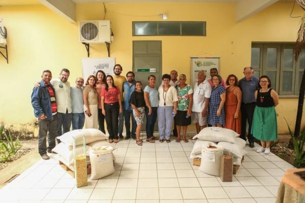 As sementes foram entregues nesta terça-feira(19), para agricultores familiares de 26 associações no estado.(Imagem:Divulgação)