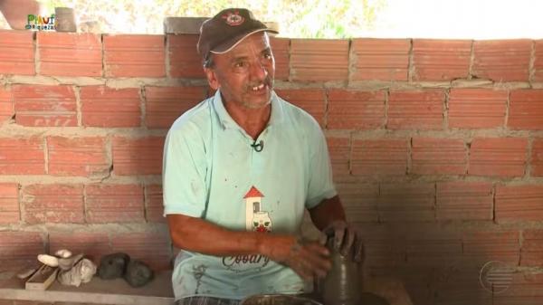 Raimundo Pereira - Artesão(Imagem:TV Clube)