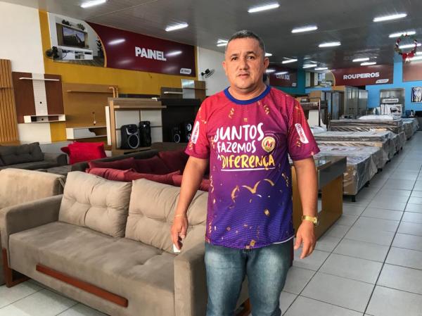 Genilson Silva, gerente da Lojas Vamol, filial de Floriano.(Imagem:FlorianoNews)