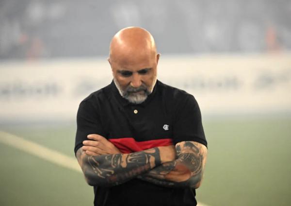 Sampaoli está com o filme queimado com a torcida.(Imagem:André Durão)