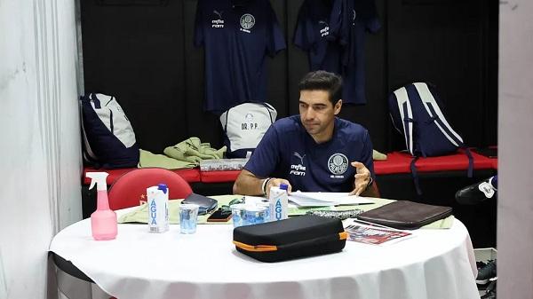 Abel Ferreira, técnico do Palmeiras.(Imagem:Cesar Greco/Palmeiras)