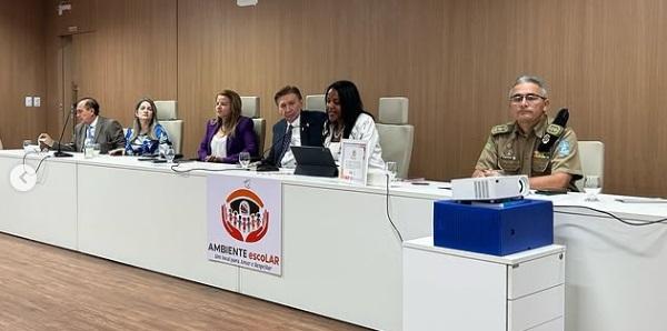 Comandante do 3º BPM de Floriano participa do lançamento do projeto 