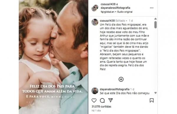 Declaração aponta que menina vÃtima de acidente com penteadeira em escola morreu após edema cerebral.(Imagem:Reprodução/Instagram)