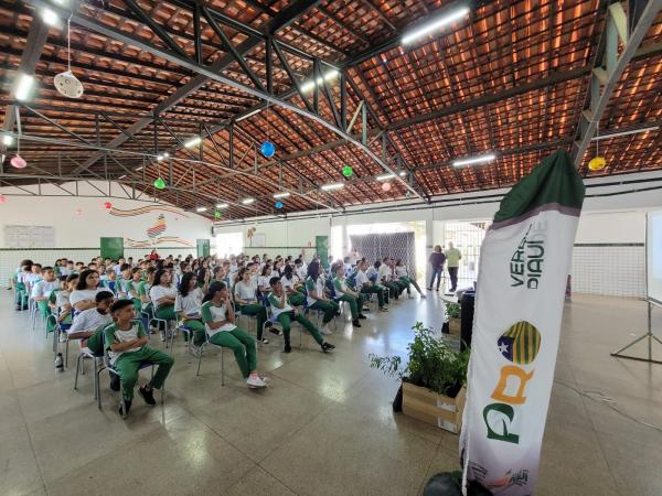 As atividades do Proverde nas Escolas já beneficiaram 3.369 alunos, representando mais de 55% do público-alvo.(Imagem:Divulgação)