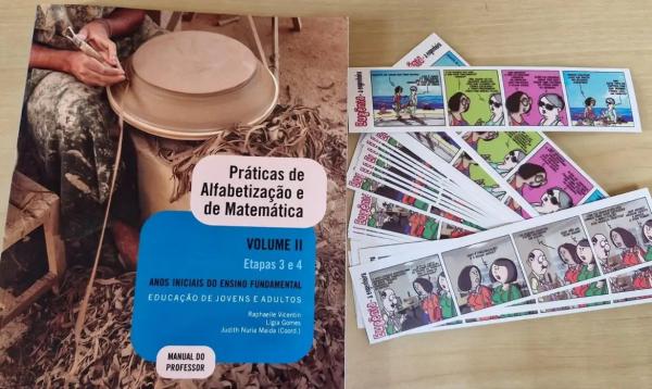 Hist&oacute;ria em quadrinhos vira ferramenta de conscientiza&ccedil;&atilde;o social na EJA. Tirinhas da Engenheira Eug&ecirc;nia fazem parte do material de apoio pedag&oacute;gico.(Imagem:Fisenge/Divulga&ccedil;&atilde;o)