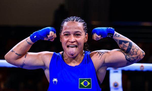 Bia Ferreira vence e Brasil já tem duas medalhas no Mundial Feminino de Boxe(Imagem:Divulgação)