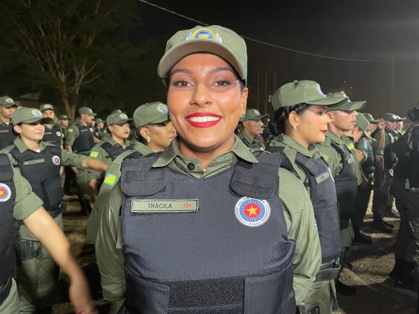Soldado Thácila Ribeiro(Imagem:Clayton Gomes)