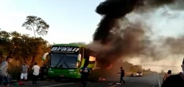 ônibus da Trans Brasil(Imagem:Reprodução)