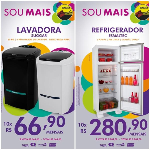 Descubra as melhores ofertas em eletrodomésticos no Armazém Paraíba de Floriano(Imagem:Divulgação)