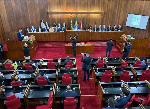  A nota do Piauí quanto ao poder legislativo, ou seja, o funcionamento da Assembleia Legislativa, foi 19, considerado péssimo.(Imagem:Isabela Leal / g1 )