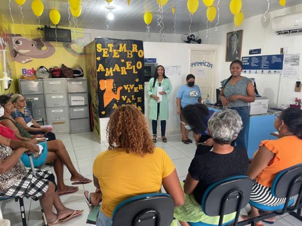 UBS Theodoro Sobral reúne comunidade em campanha do ?Setembro Amarelo?(Imagem:Secom)