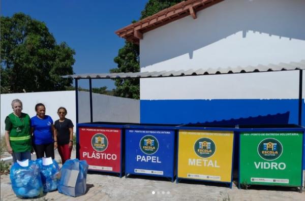 Floriano avança na reciclagem com coleta de 102kg de materiais recicláveis.(Imagem:Reprodução/Instagram)