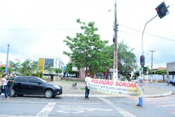 Campanha de Combate à Poluição Sonora se encerra em praça pública(Imagem:SECOM)