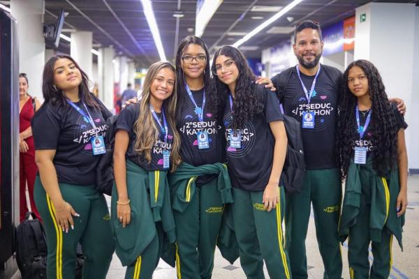 Do Piauí para o Mundo: intercambistas Seduckathon 2025 embarcam para experiência educacional em Portugal(Imagem:Divulgação)