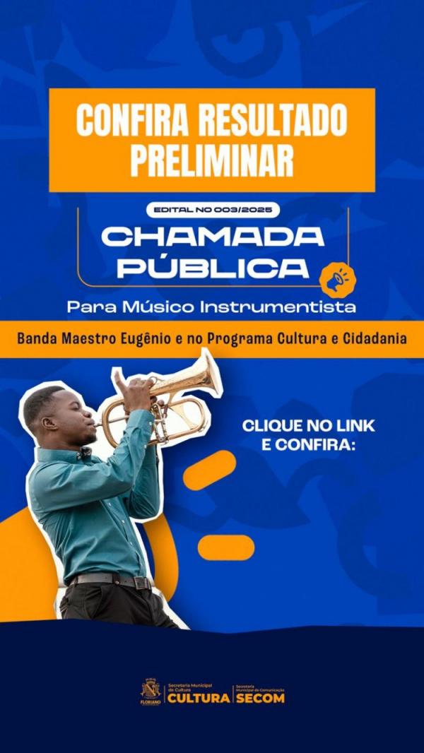 PMF divulga resultado preliminar do chamamento à Banda ?