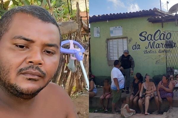 Homem é morto em frente a esposa e a filha em Luzilândia.(Imagem:PMPI)