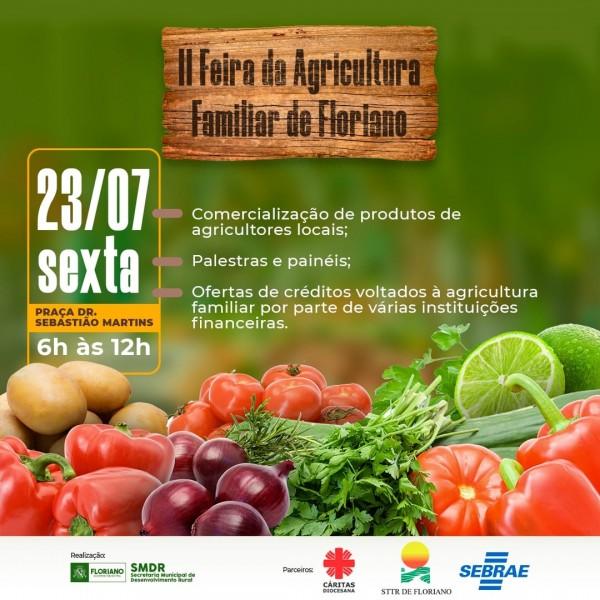 Prefeitura promoverá Feira da Agricultura Familiar nesta sexta (23)(Imagem:Divulgação)
