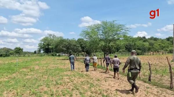 Homem de 41 anos &eacute; resgatado em mata ap&oacute;s ficar cerca de 30 horas desaparecido no Piau&iacute;.(Imagem:Divulga&ccedil;&atilde;o/PM)