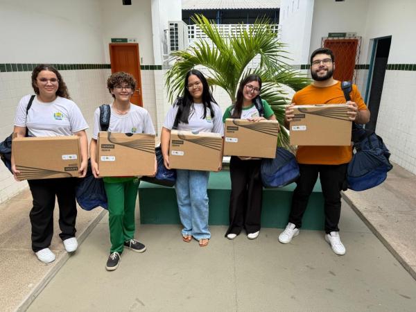 Estudantes do Ceti Raimundinho Andrade, em Campo Maior.(Imagem:Ascom Seduc)