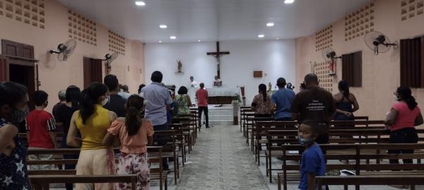 Iniciado os festejos em homenagem a São João Batista no bairro Taboca(Imagem:FlorianoNews)