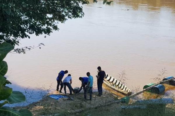 Corpo é encontrado no Rio Parnaíba em Floriano.(Imagem:FlorianoNews)