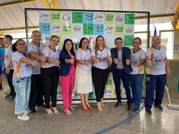 Seduc realiza 1ª Supercopa de Voleibol entre escolas de Teresina.(Imagem:Divulgação)