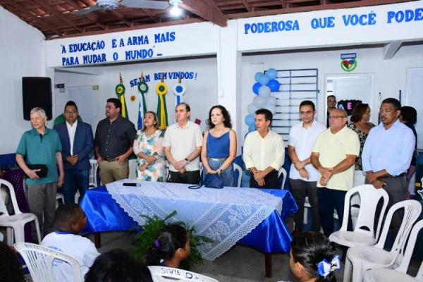 Educação de Floriano: entregue reforma e ampliação da Escola Municipal Getúlio Vargas(Imagem:Secom)