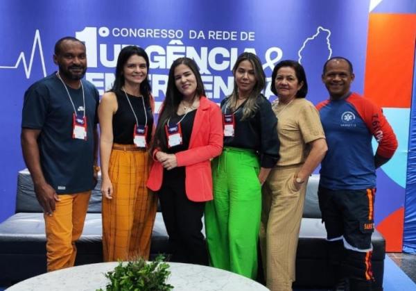 Profissionais do SAMU de Floriano participam do I Congresso da Rede de Urgência e Emergência do Piau.(Imagem:Secom)