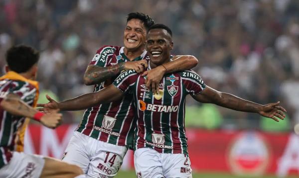 Jhon Arias marcou duas vezes para garantir o troféu para o Tricolor.(Imagem:Marcelo Goncalves/Fluminense F. C./Direitos Rese)