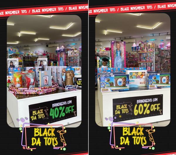 BLACK DA TOYS: Maior loja de brinquedos em Floriano oferece descontos de até 60%.(Imagem:Divulgação)