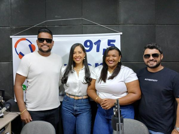Gabriel Rodrigues, Krislane Lemos, Audjane Rodrigues e Odeilson Lima.(Imagem:FlorianoNews)
