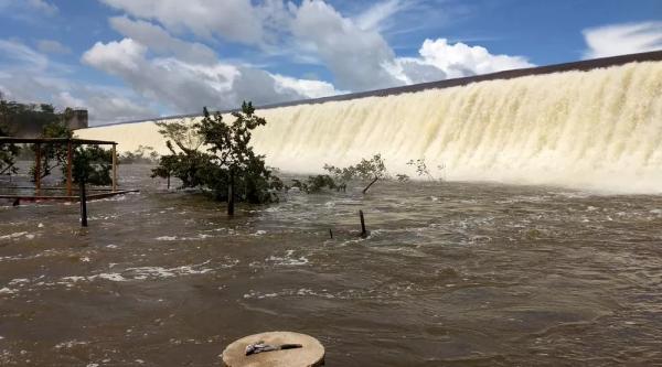 Barragem Mesa de Pedra, Valença do Piauí.(Imagem:Renan Nunes/ Rede Clube)