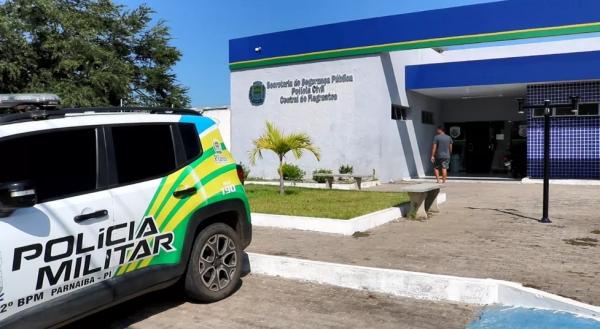 Central de Flagrantes em Parnaíba.(Imagem:Kairo Amaral/TV Clube)