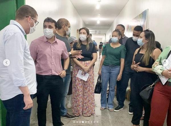 Hospital Tibério Nunes recebe visitra da Rede de Atenção às Urgências e Emergências(Imagem:Reprodução/Instagram)