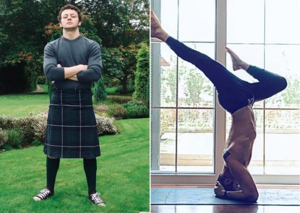 Lucas Lima é adepto da yoga e musculação: veja antes e depois do visual do artista.(Imagem:Reprodução/Instagram)