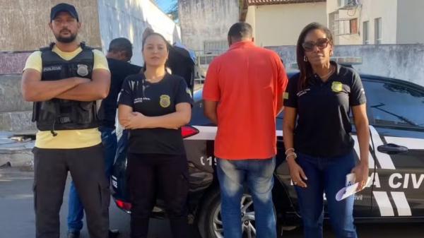 Homem é preso suspeito de estuprar adolescente de 13 anos e obrigá-la a produzir vídeos eróticos no Piauí.(Imagem:Divulgação/Polícia Civil)