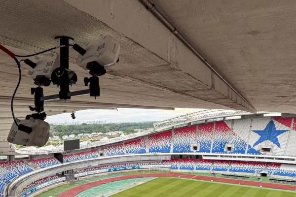 Mangueir&atilde;o &eacute; primeiro est&aacute;dio do Norte com tecnologia de impedimento semiautom&aacute;tico.(Imagem:Pedro Sodr&eacute; / Ascom Seel)