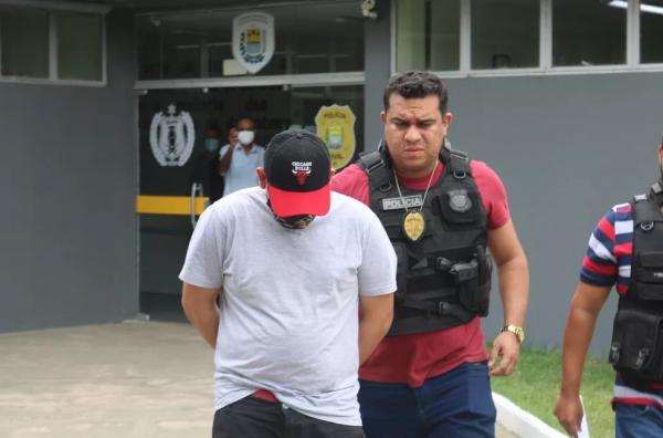  Suspeito de matar prefeito de Madeiro foi preso em Teresina.(Imagem:Lucas Marreiros/g1 )