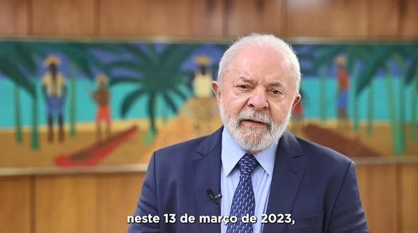Presidente Lula fala sobre a Batalha do Jenipapo, no Piauí.(Imagem:Reprodução/Governo Federal)