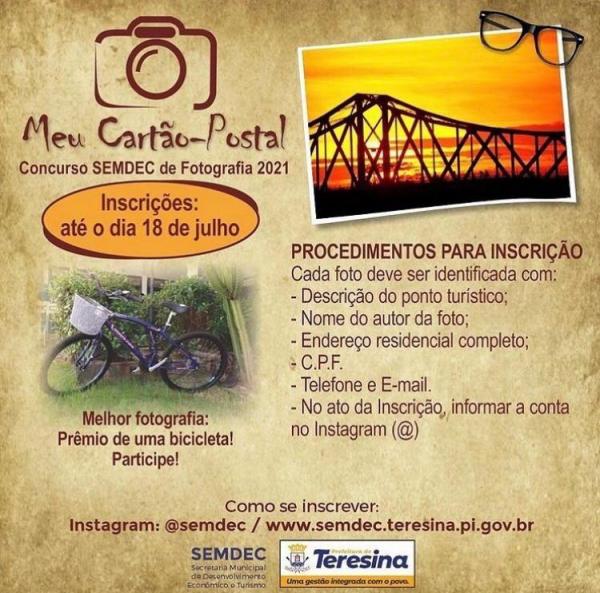 Inscrições para concurso de fotografia encerram neste domingo (18)(Imagem:Divulgação)