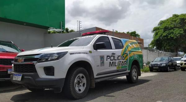 Viatura da Polícia Militar do Piauí.(Imagem:Andrê Nascimento/g1)