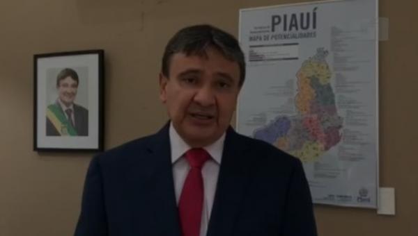 Governador do Piauí assina decreto que torna segurança e educação com atividades essenciais.(Imagem:Reprodução)