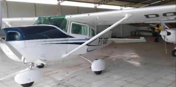 Ultraleve modelo Cessna 206 PT-DQF(Imagem:Reprodução)