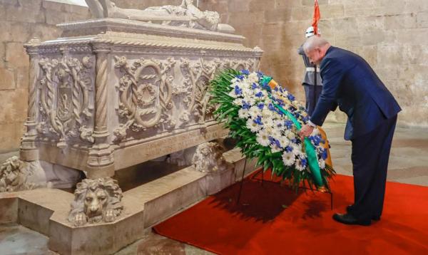 Presidente Lula foi recebido pelas duas maiores autoridades lusitanas.(Imagem:Ricardo Stuckert/PR)